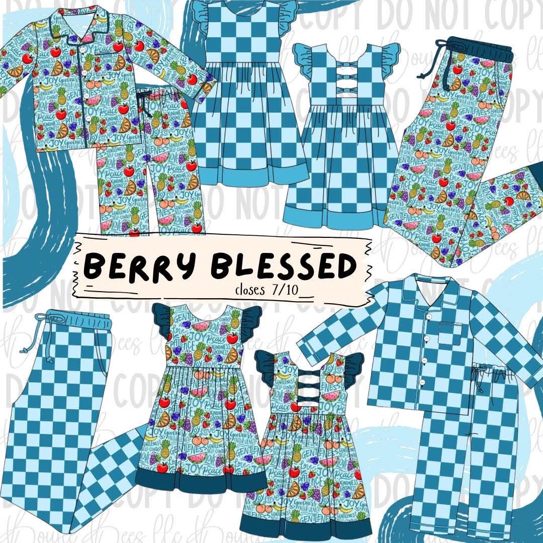 Berry Blessed Fruits Adult Joggers