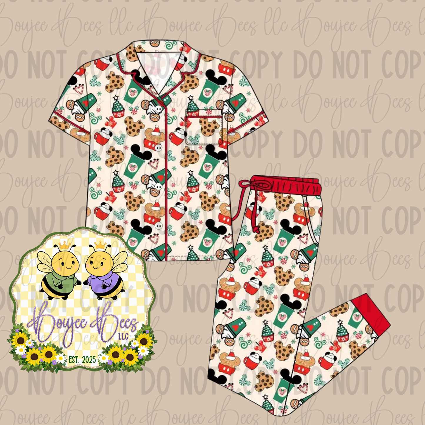 Christmas Cuties Throw Back 2 Piece Set