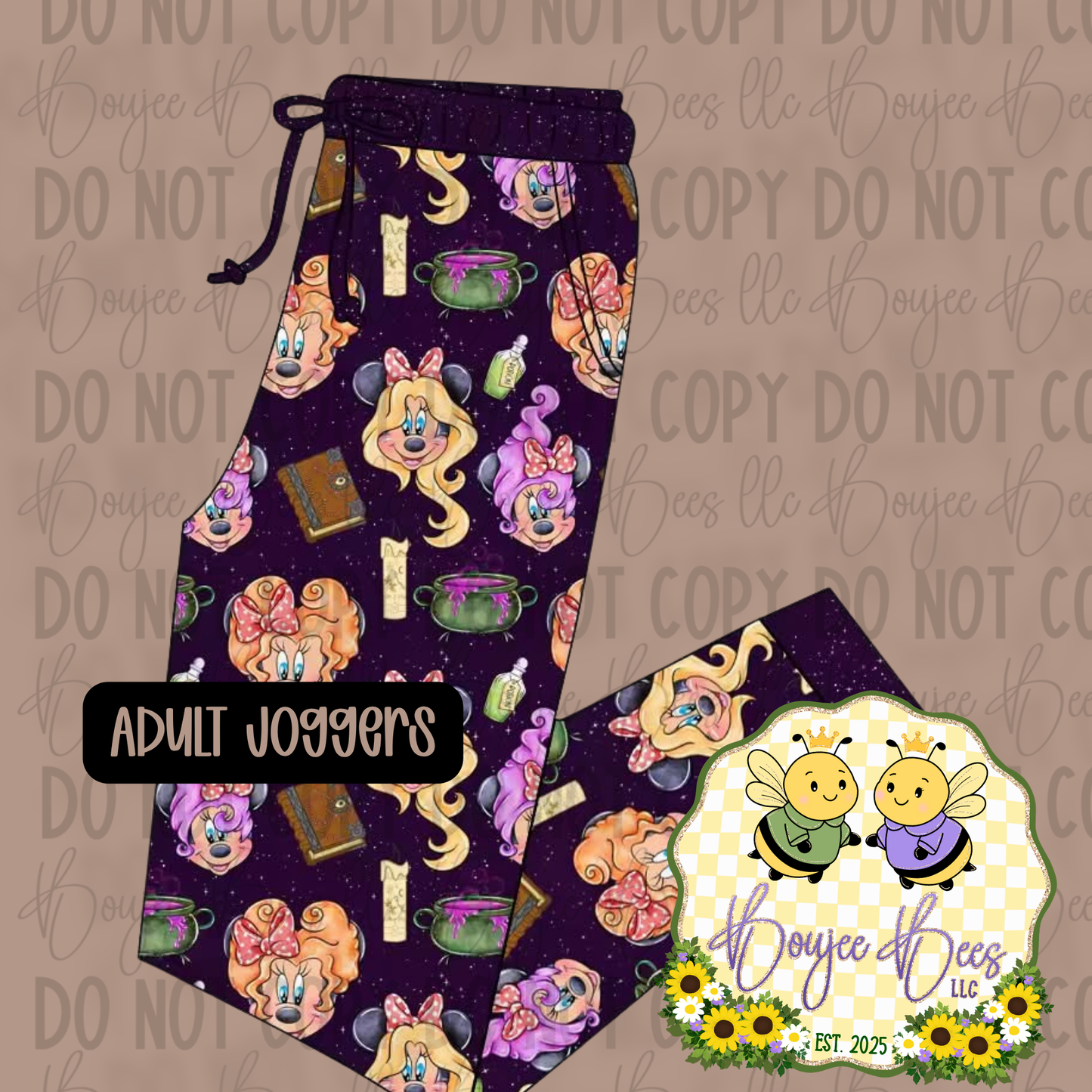 Sanderson Sisters Adult Joggers