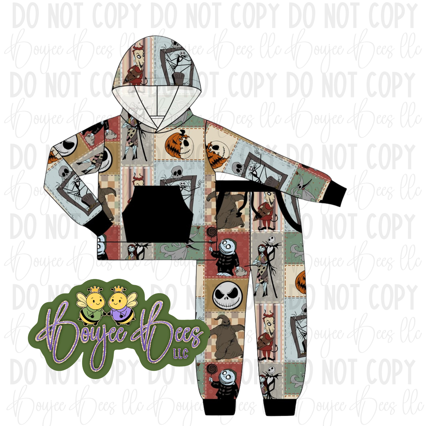NBC Patchworks 2 Piece Hooded Set