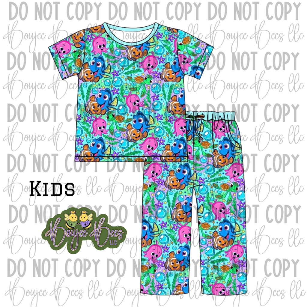 Just Keep Swimming Kids 2 Piece Set