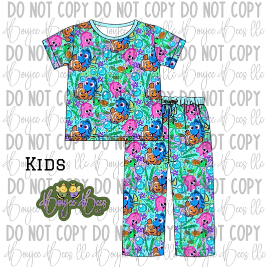 Just Keep Swimming Kids 2 Piece Set