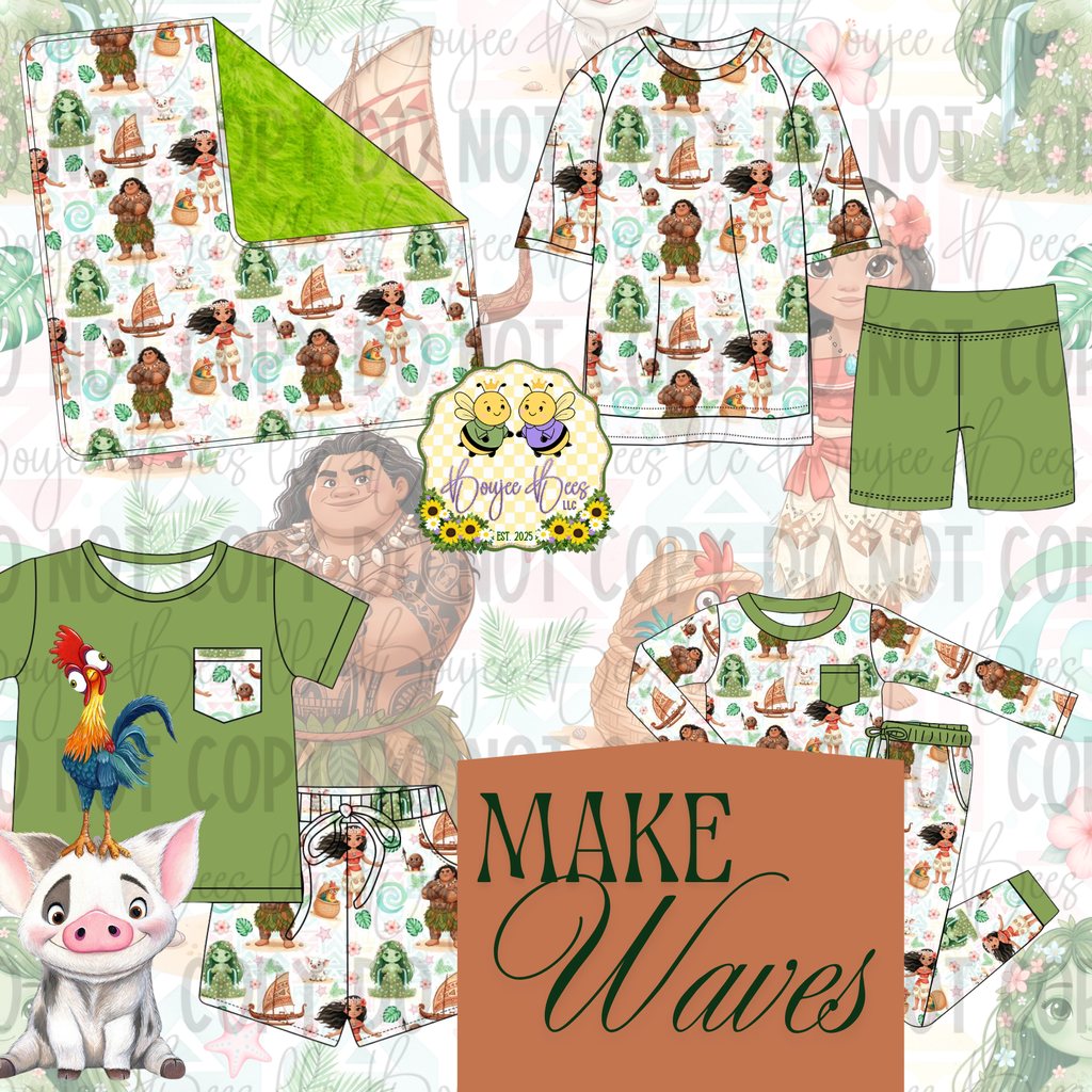 Making Waves 2 Piece Jams Set
