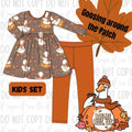 Goosing Around the Patch 2 Piece Peplum Set