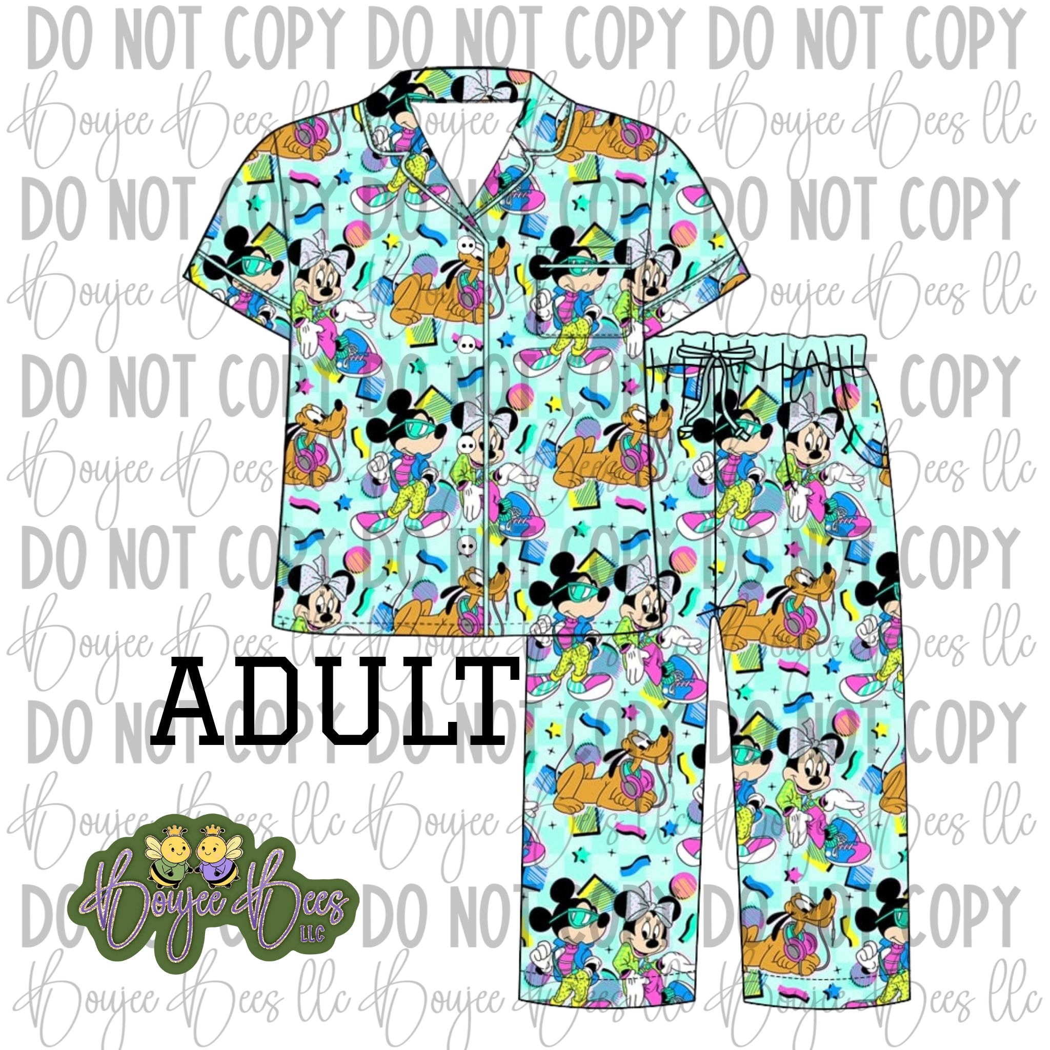 Saved by the Crew Adult 2 Piece Pants Set