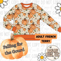 Falling for the Gourd Adult French Terry Bamboo Crew