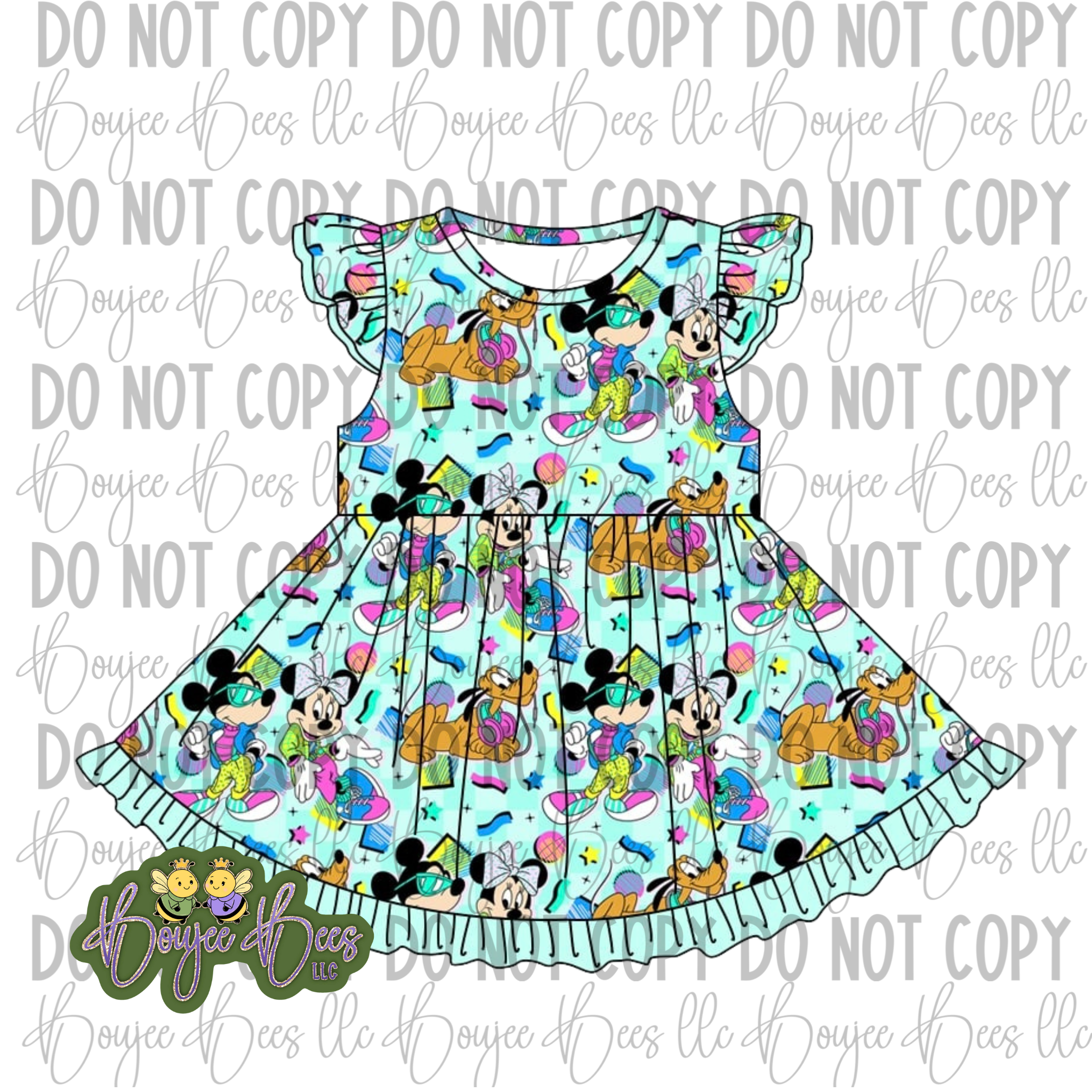Saved by the Crew Flutter Sleeve Twirl Dress
