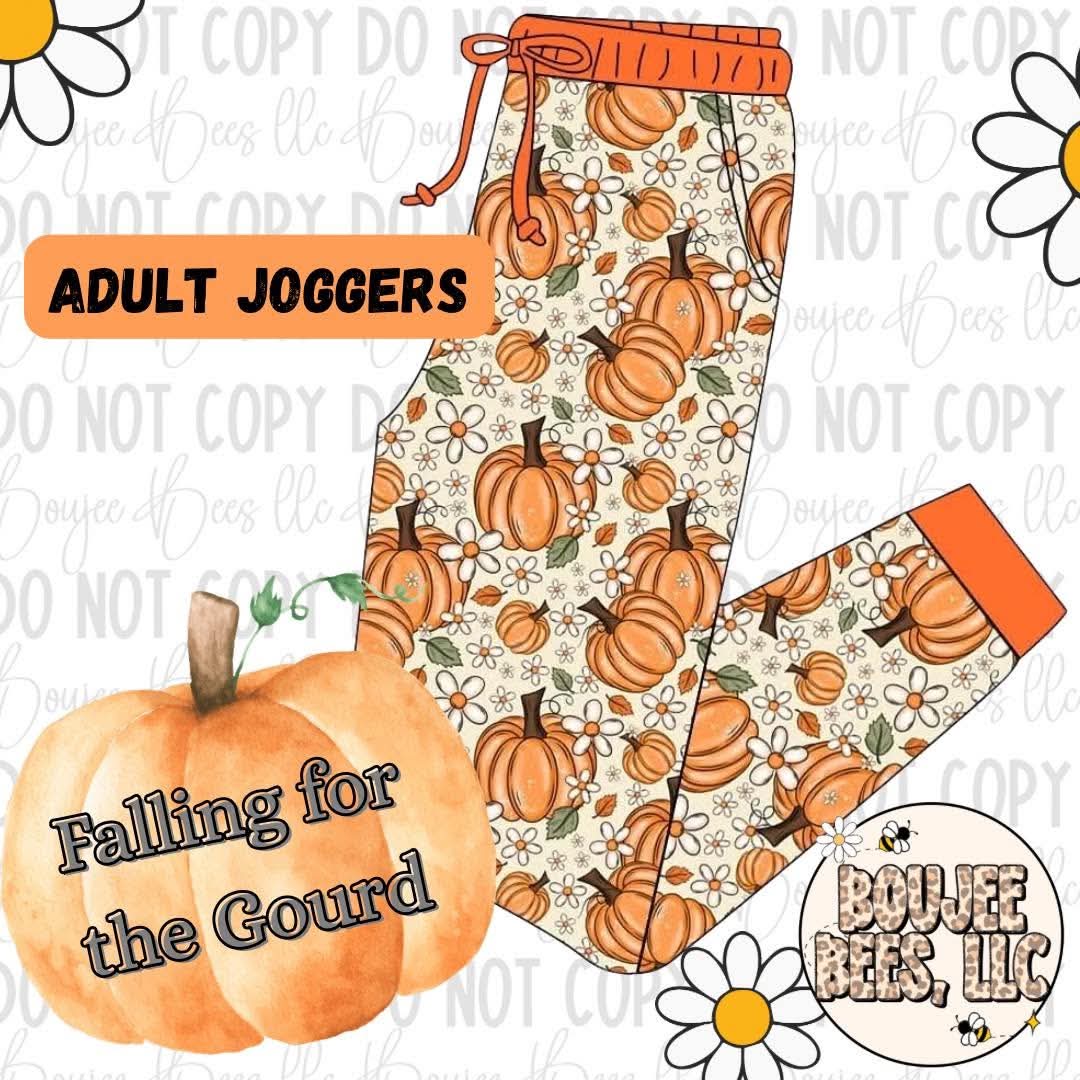 Falling for the Gourd Adult Joggers