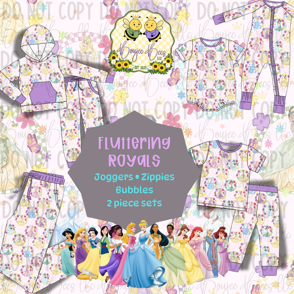 Fluttering Royals Ruffle Butt Bubble