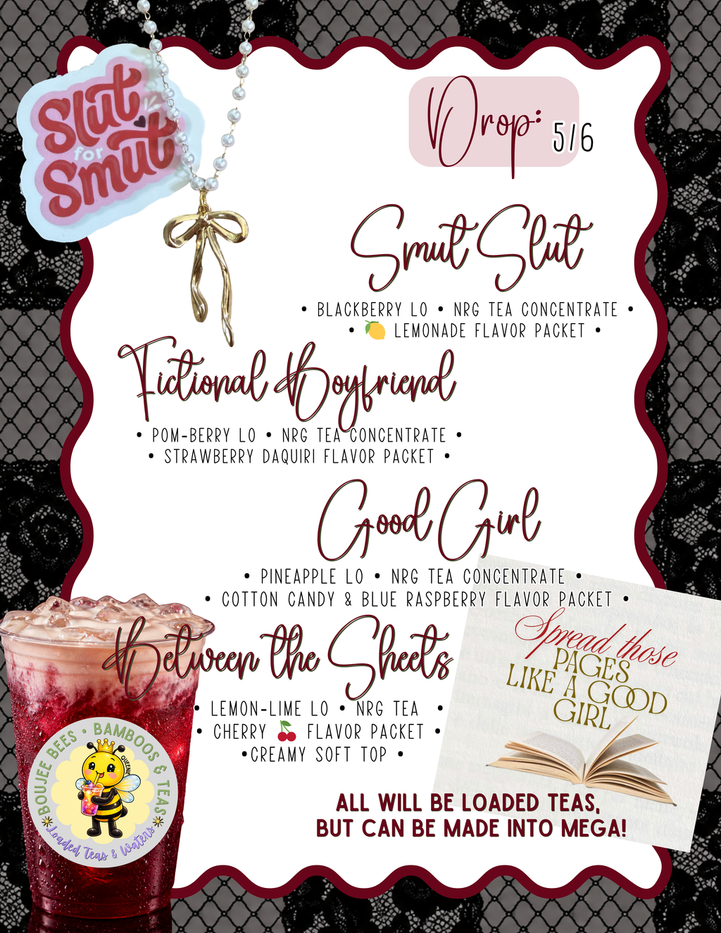Bookish Tea Drop