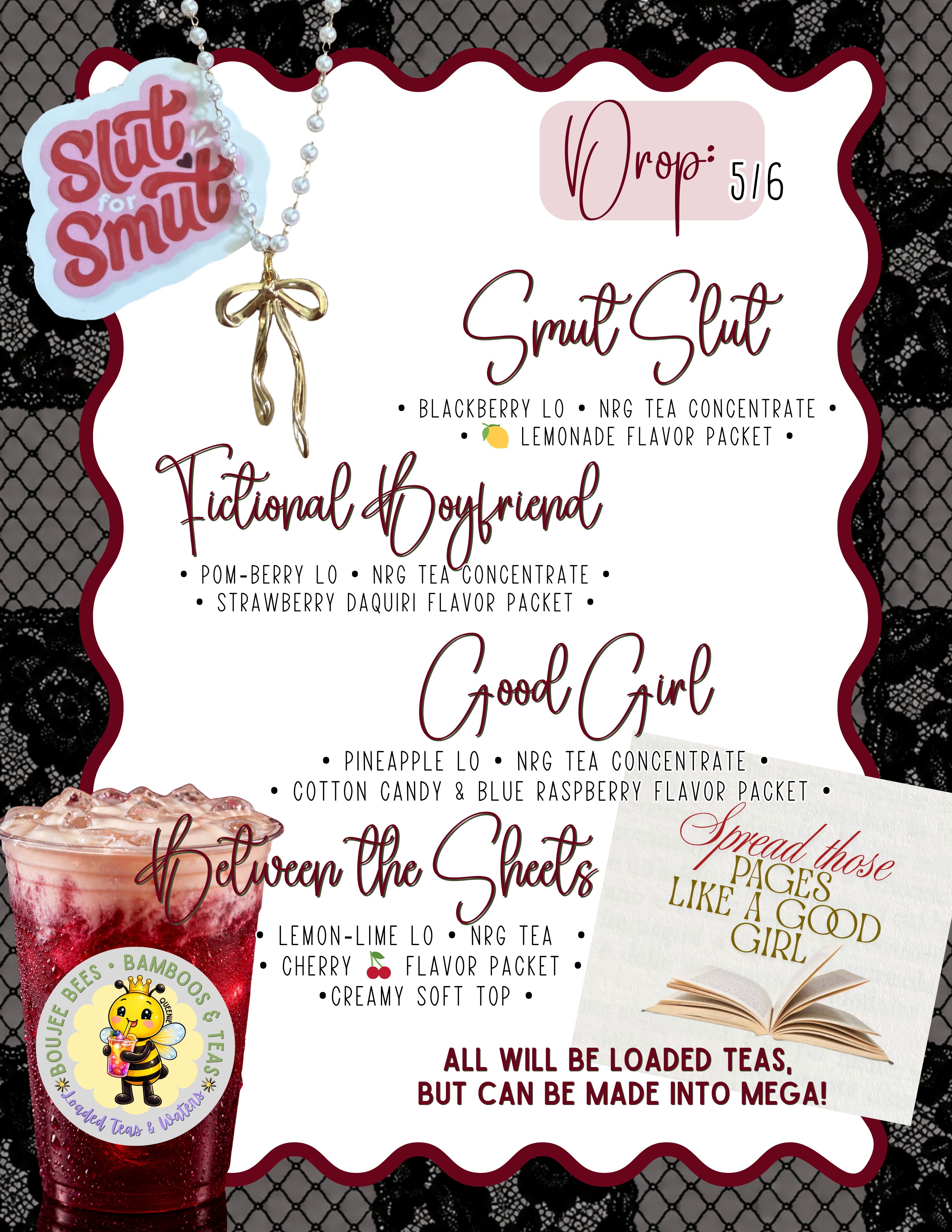 Bookish Tea Drop