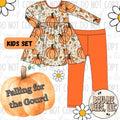 Falling for the Gourd 2 Piece Peplum Set