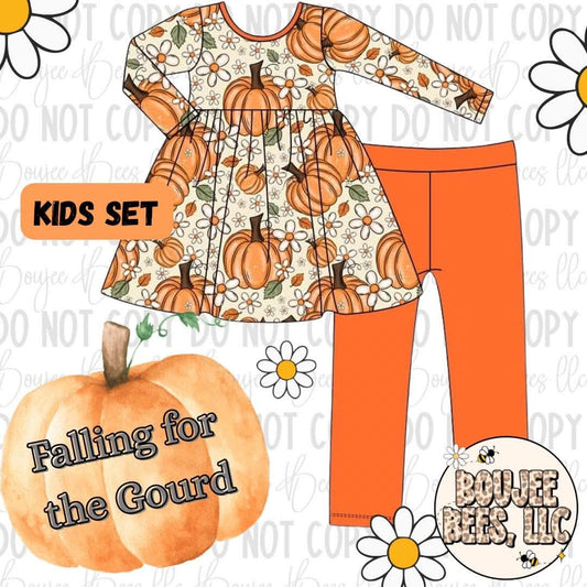 Falling for the Gourd 2 Piece Peplum Set