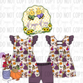 Cinderellie 2 Piece Bow Back Peplum and Pants Set