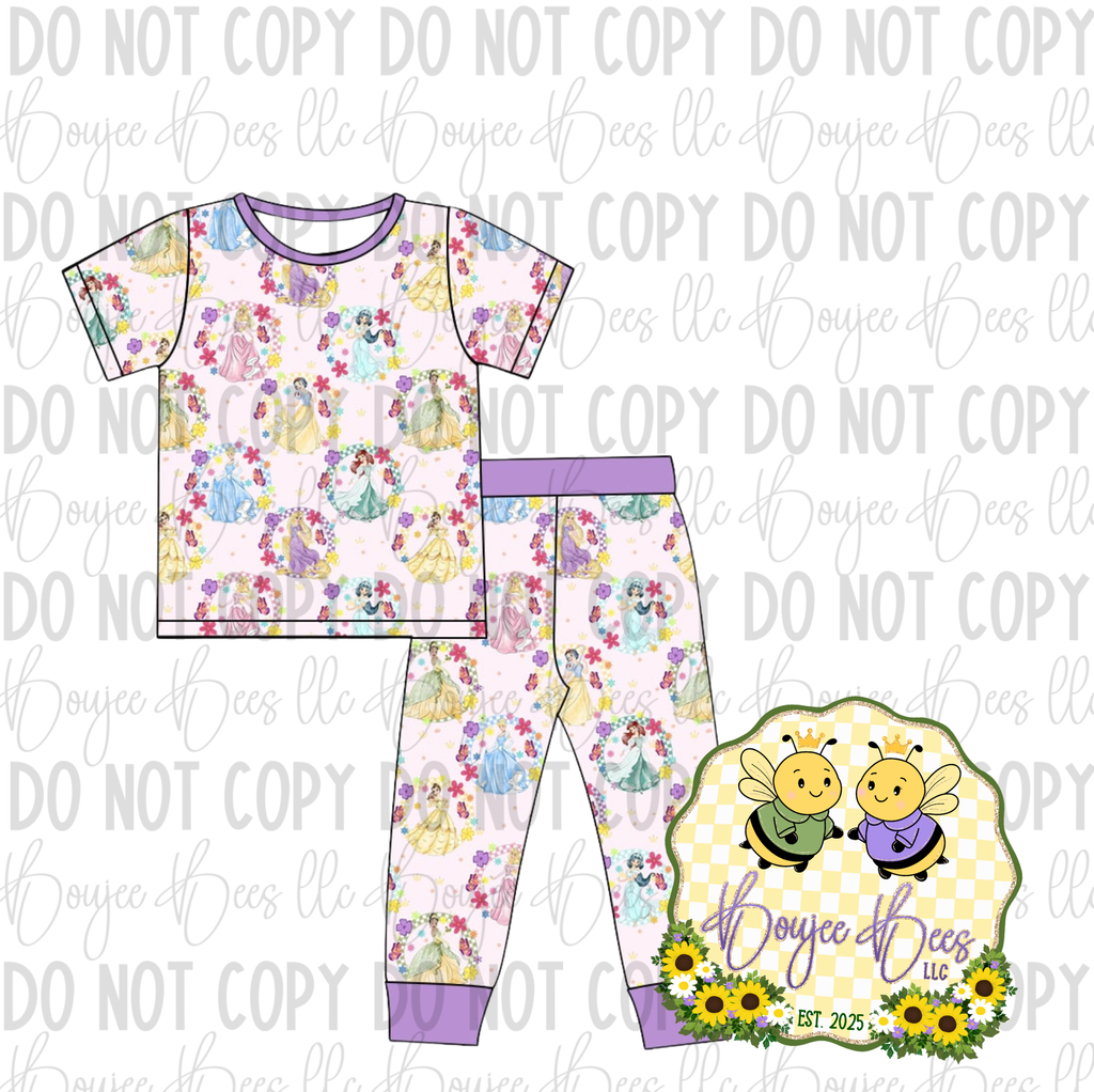 Fluttering Royals 2 Piece Jams Set