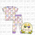 Fluttering Royals 2 Piece Jams Set