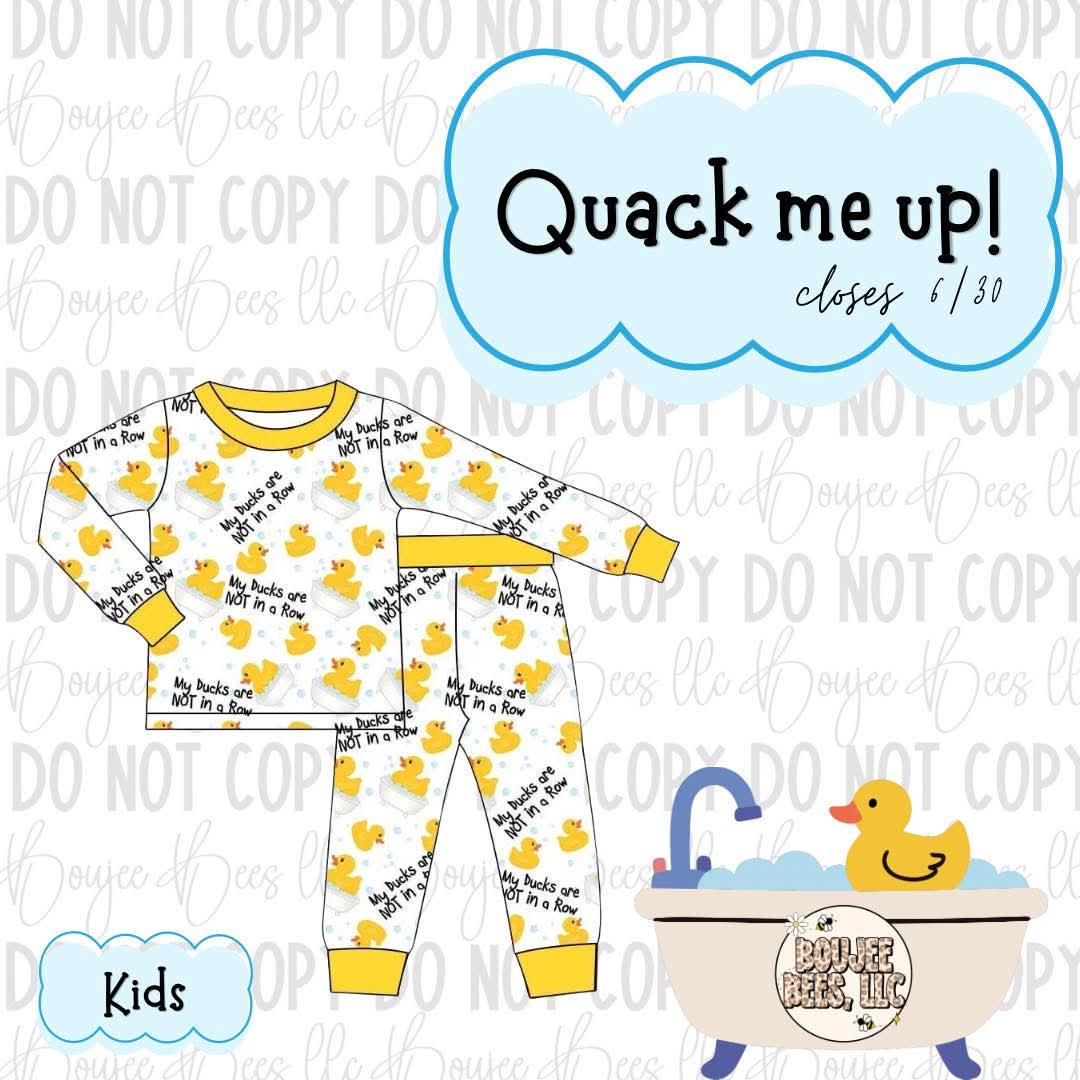 Quack Me Up 2 Piece Kids Jams Set