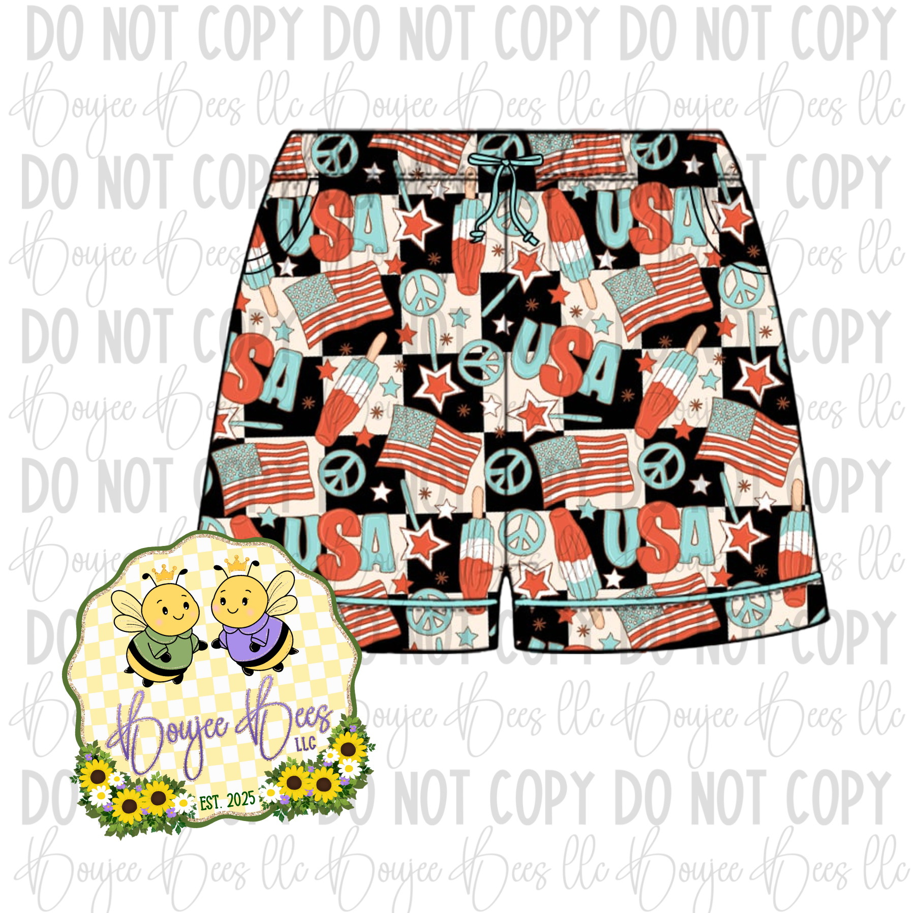Party in the USA Adult Shorts