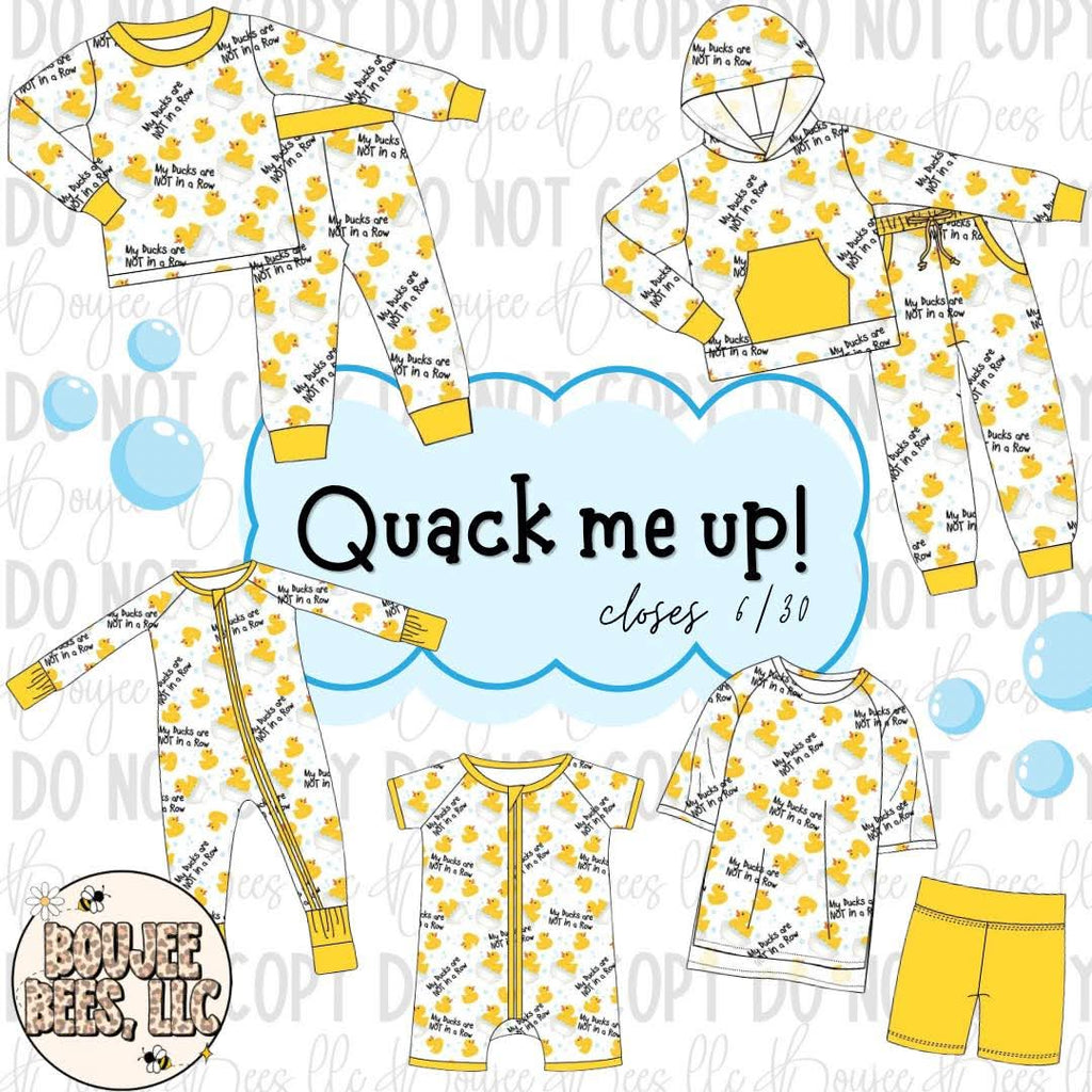 Quack Me Up 2 Piece Kids Hooded and Joggers Set