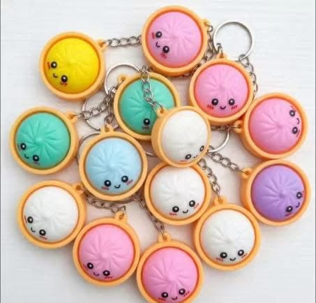Dumpling Key Chain