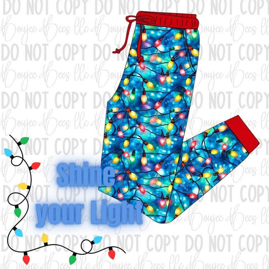 Shine Your Light Adult Joggers