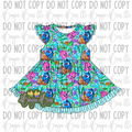 Just Keep Swimming Twirl Dress