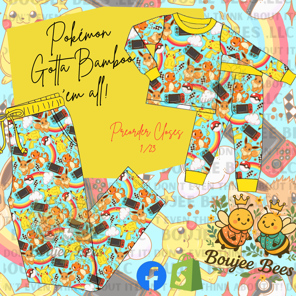 Gotta Bamboo ‘em All 2 Piece Set
