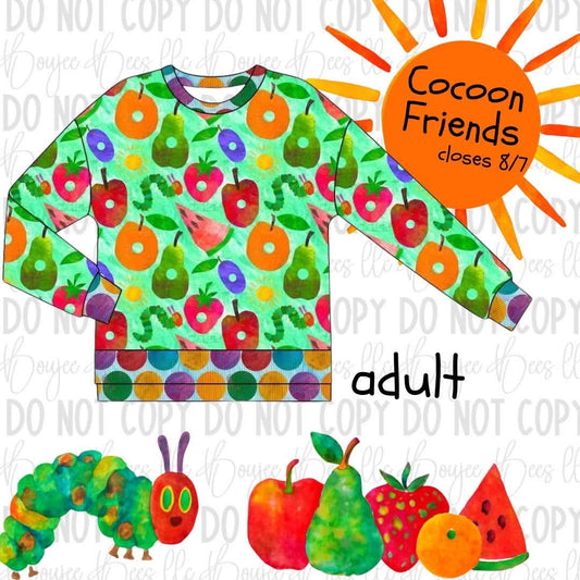 Cocoon Friends Adult French Terry Bamboo Crewneck