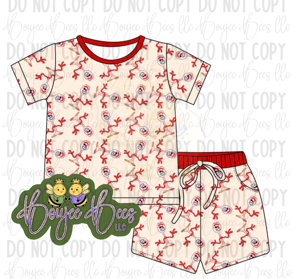 Forky Kids 2 Piece Shorts Set