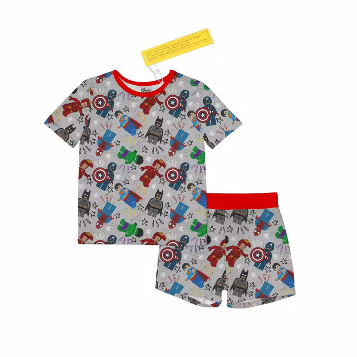 Brick Supers 2 Piece Shorts Set