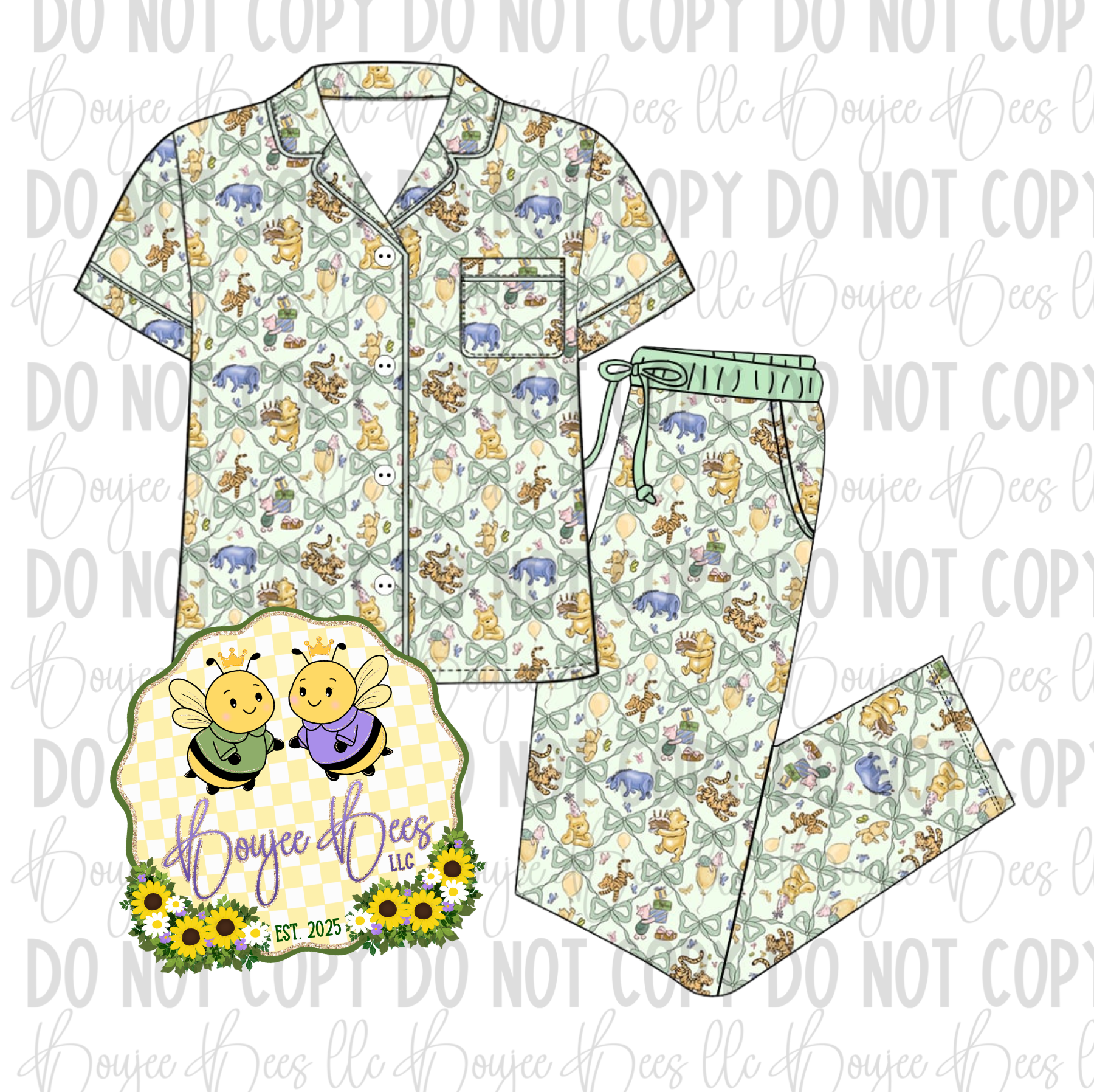 Signature Anniversary Bear Adult Lounge Pants Set