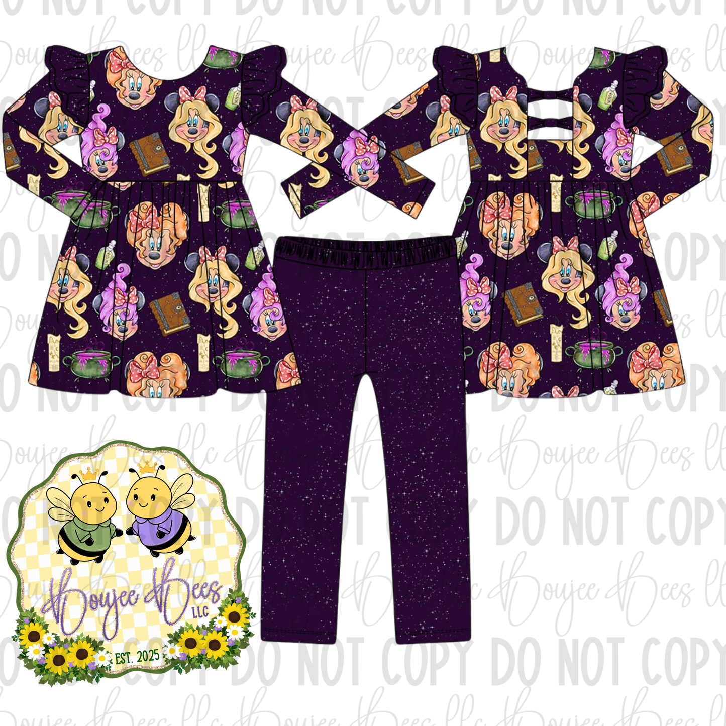Sanderson Sisters Peplum 2 Piece Set