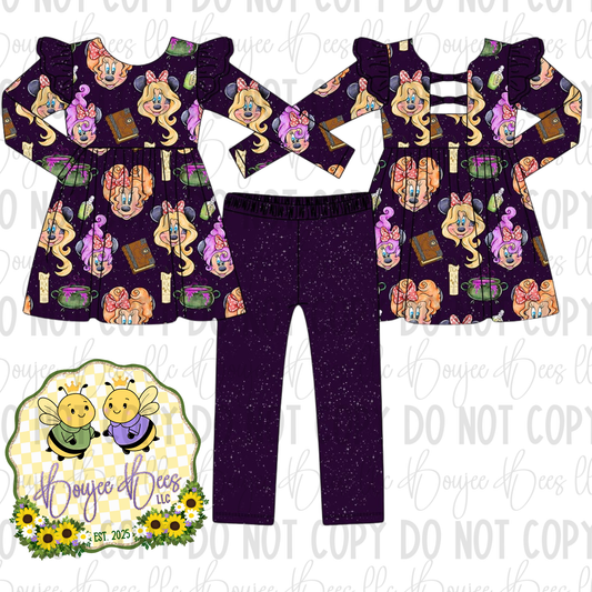 Sanderson Sisters Peplum 2 Piece Set