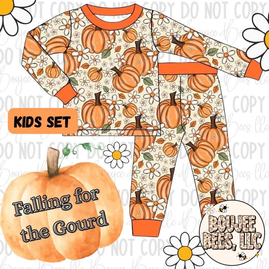 Falling for the Gourd 2 Piece Kids Set