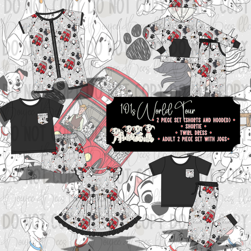 101s World Tour 2 Piece Hooded Jogger Set