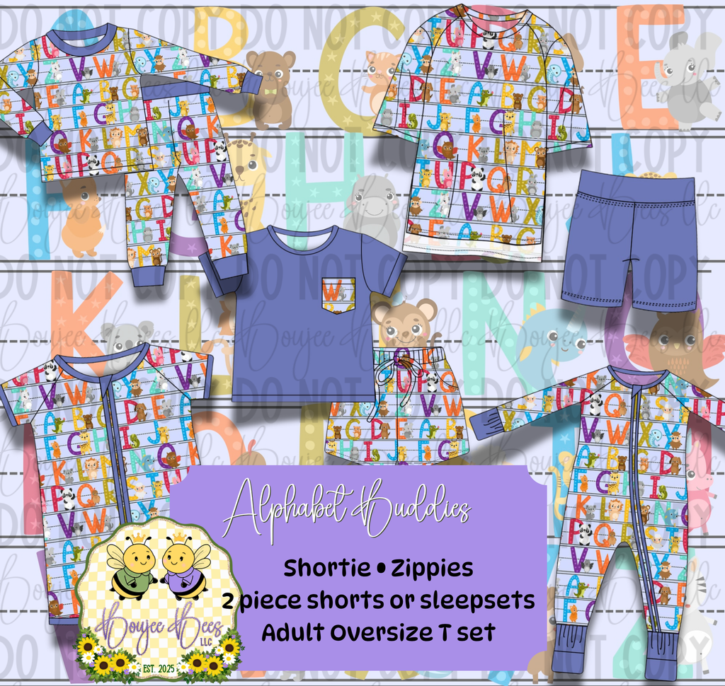 Alphabet Buddies 2 Piece Set