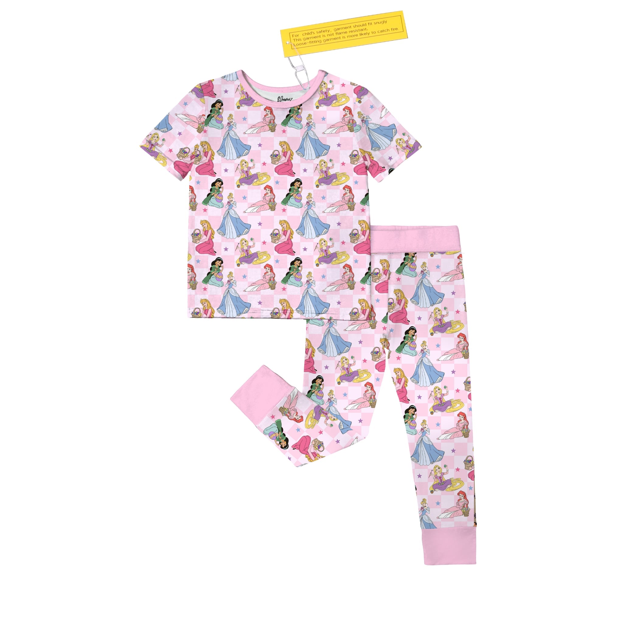 Checkered Princess 2 Piece Pants Set