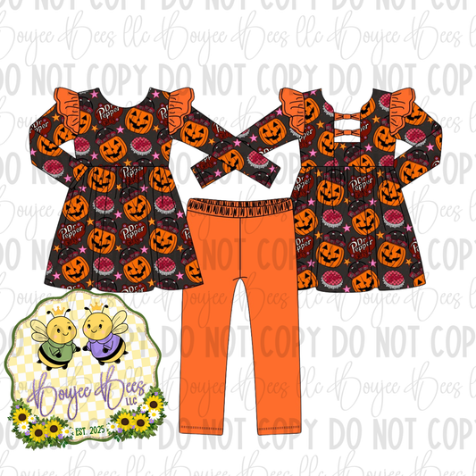 Spooky Pepper Peplum 2 Piece Set
