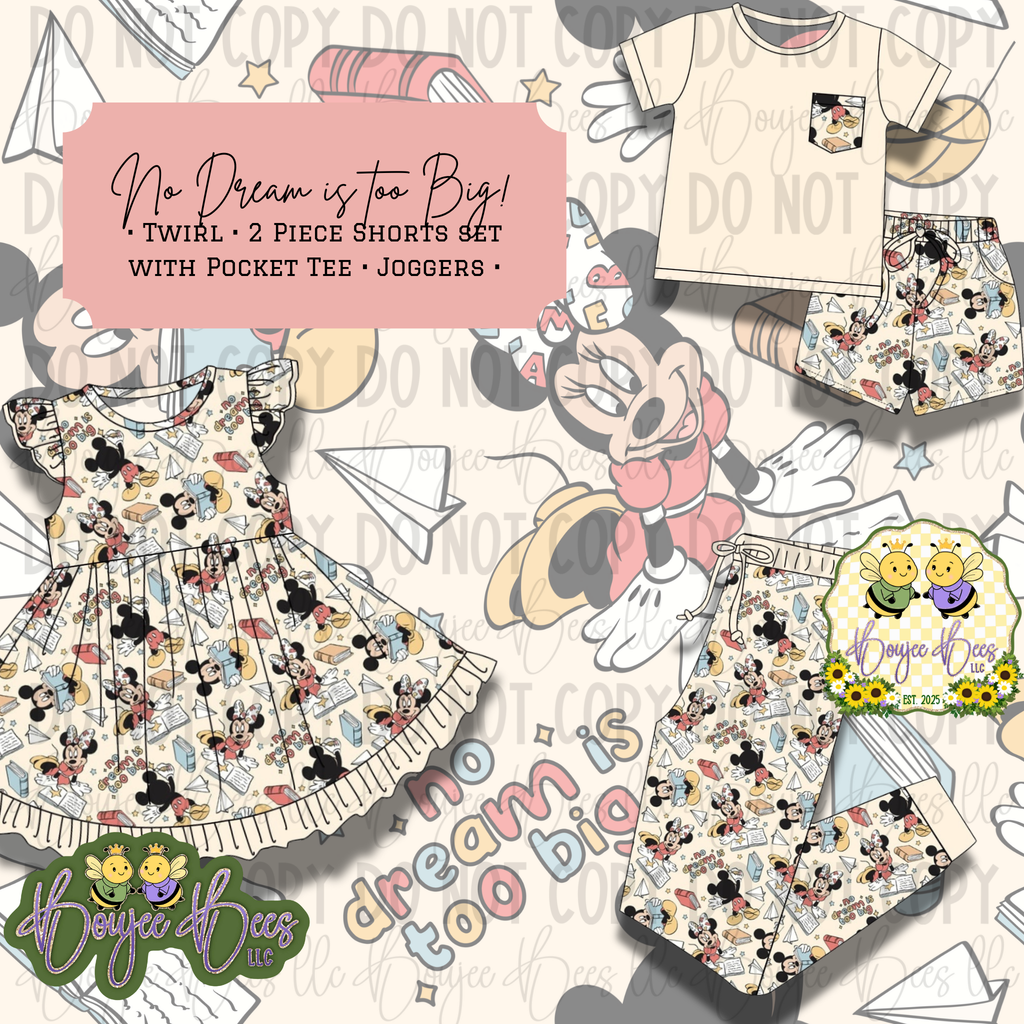 Learning with the Mouse Twirl Dress