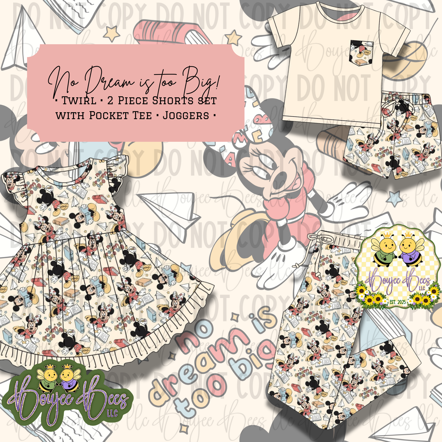 Learning with the Mouse Twirl Dress