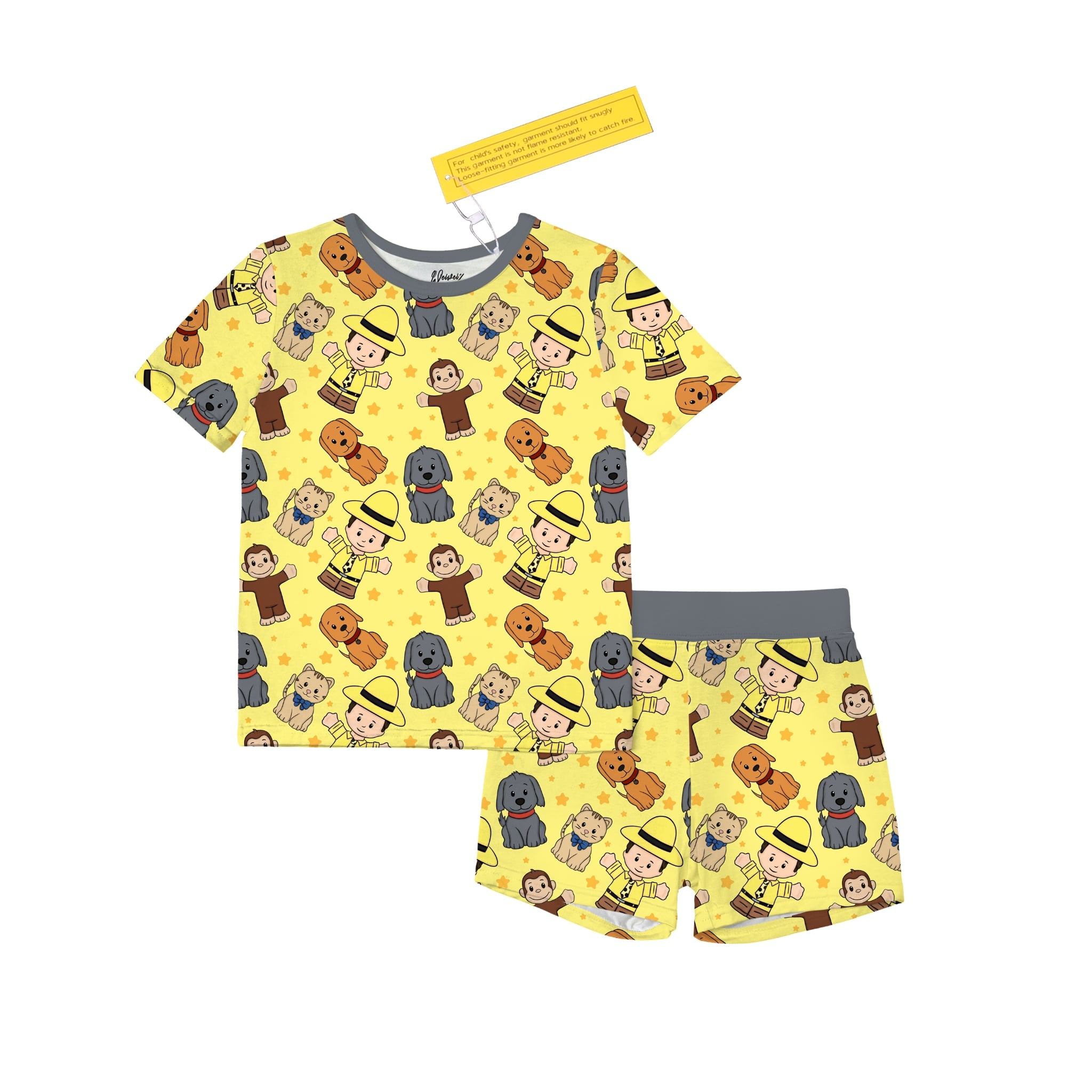Mini Monkey 2 Piece Shorts Set