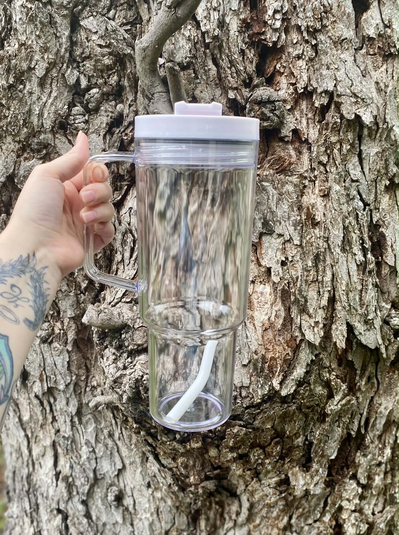 40oz clear Tumbler