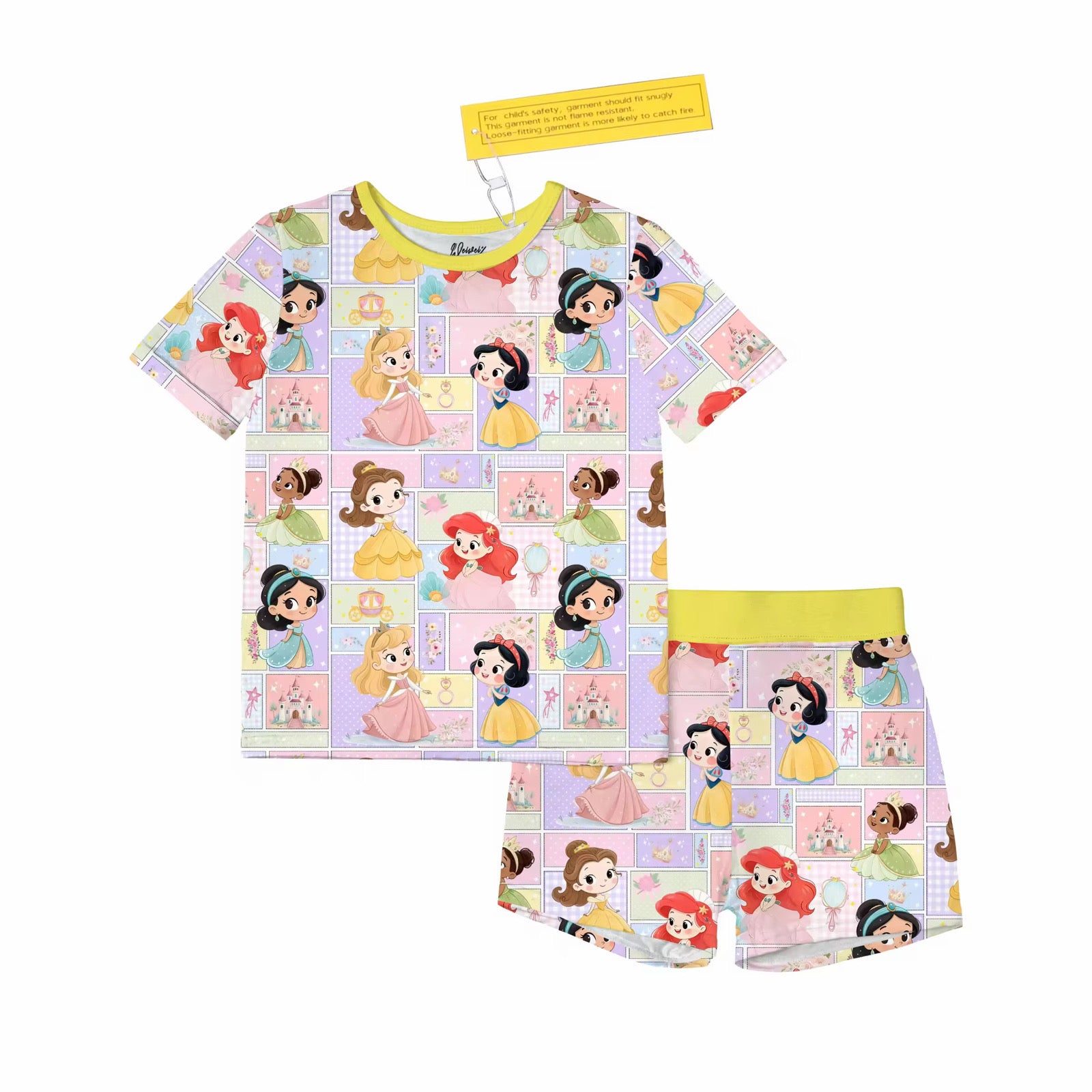 Pretty Pretty Princess 2 Piece Shorts Set