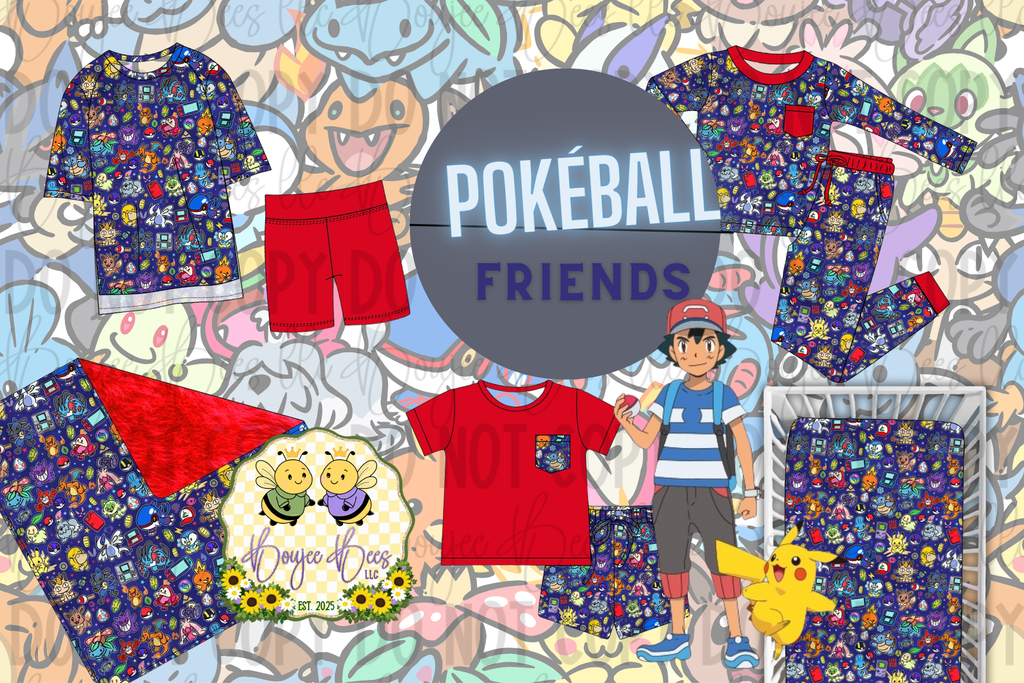 PokéBall 2 Piece Jams Set