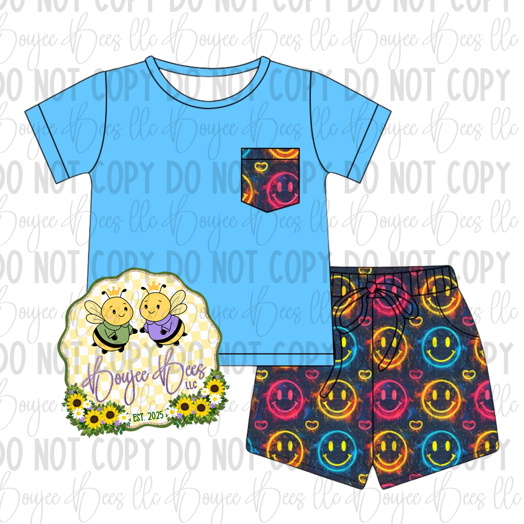 Smiles 2 Piece Pocket T Set