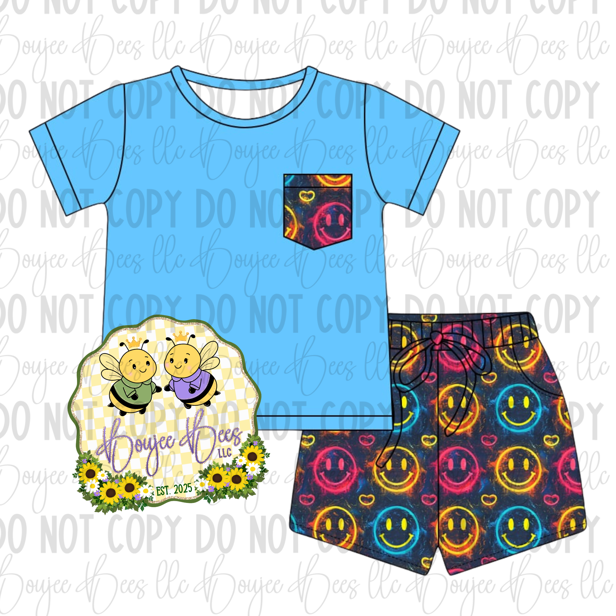 Smiles 2 Piece Pocket T Set