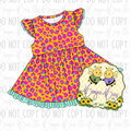 Glow Getter Flutter Sleeve Twirl Dress