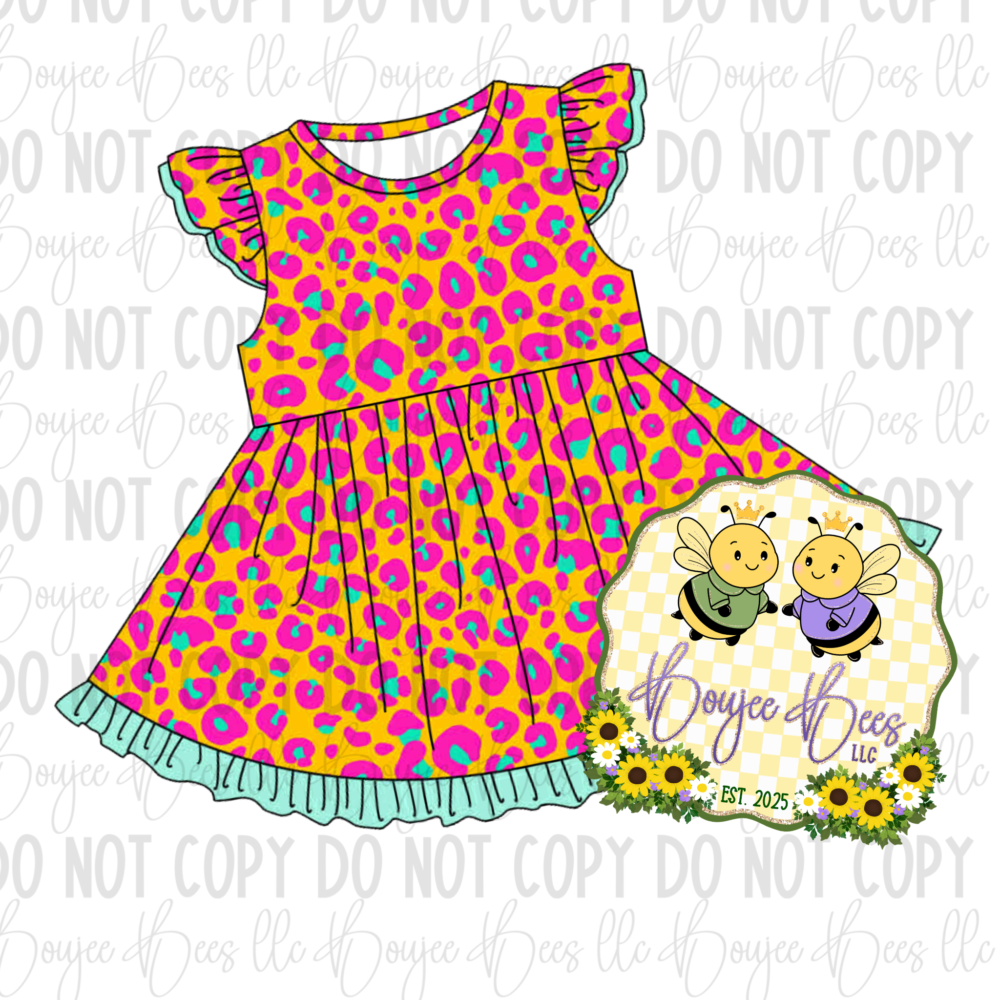 Glow Getter Flutter Sleeve Twirl Dress