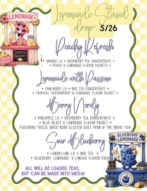5.26 Lemonade Stand Tea Flavor Drop