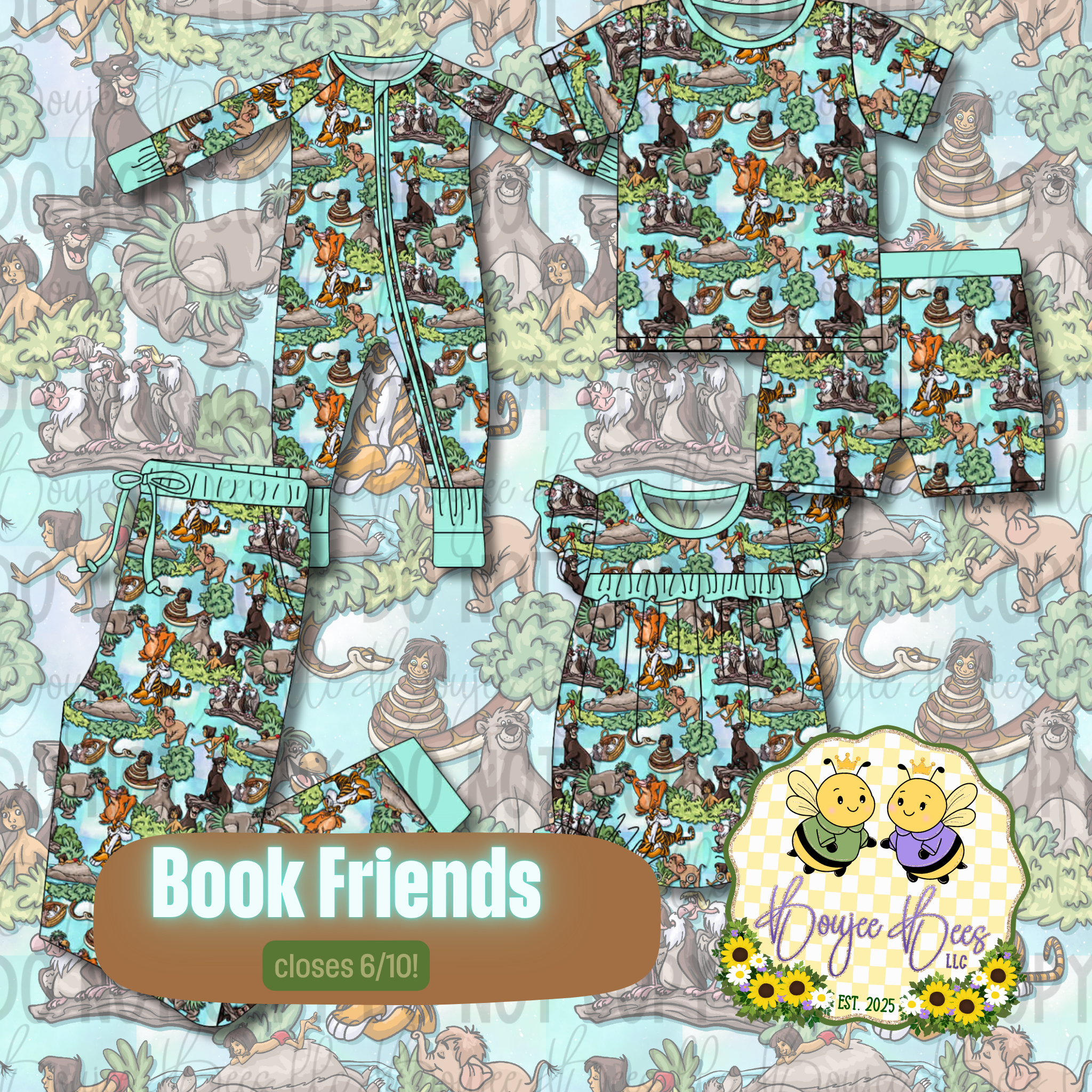 Book Friends Ruffle Butt Bubble